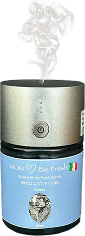 מפיץ ריח לרכב כולל מילוי 60 מ”ל - בניחוח ליברה