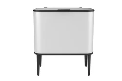 פח אשפה מבית FENNOMA טא'צ לבן 60 ליטר – BINABIN